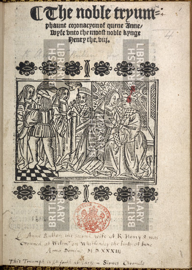 Coronation of Anne Boleyn