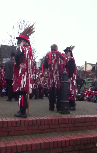 Molly Dancers, The Hythe, Maldon, New Year's Day 2012