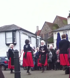 Molly Dancers, The Hythe, Maldon, New Year's Day 2012