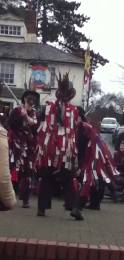 Molly Dancers, The Hythe, Maldon, New Year's Day 2012