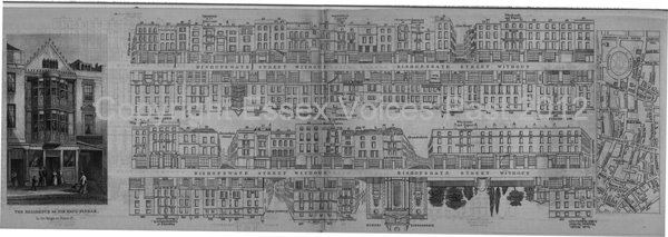 Tallis Street Views Bishopsgate Without 1838-40