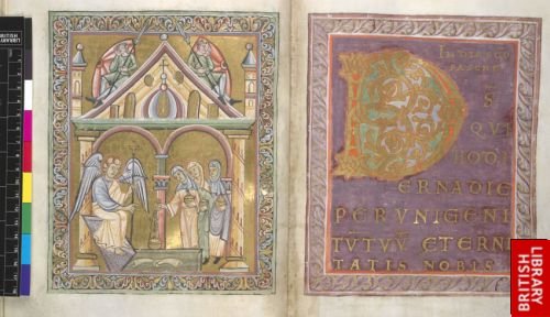  Three Holy Women at the Tomb, Augsburg Sacramentary