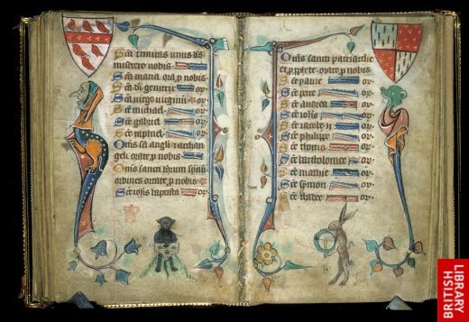  Harley 6563   ff. 43v-44   Grotesques