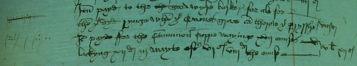 Great Dunmow churchwarden accounts 1561 Queen Elizabeth 
