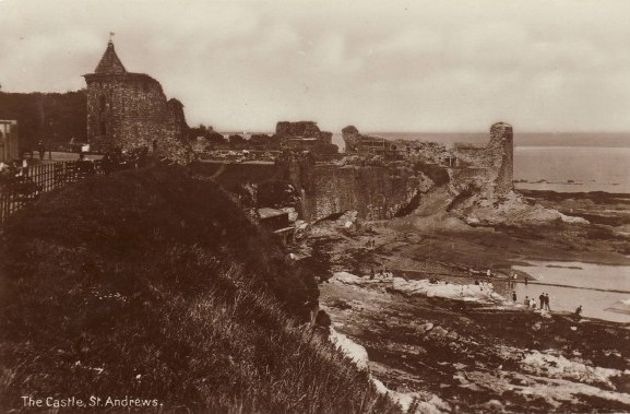 Ruins of St Andrews Castle, Scotland
