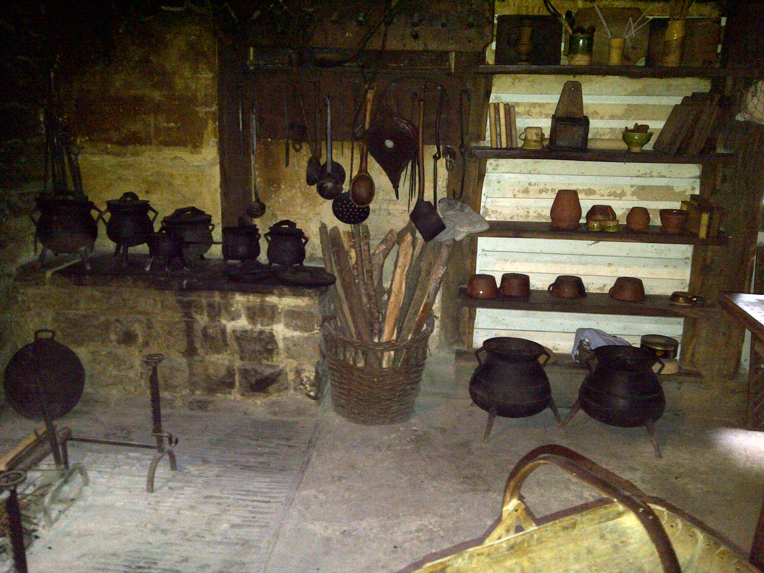 Inside the Wealden House from Chiddingstone at the Weald and Downland Museum