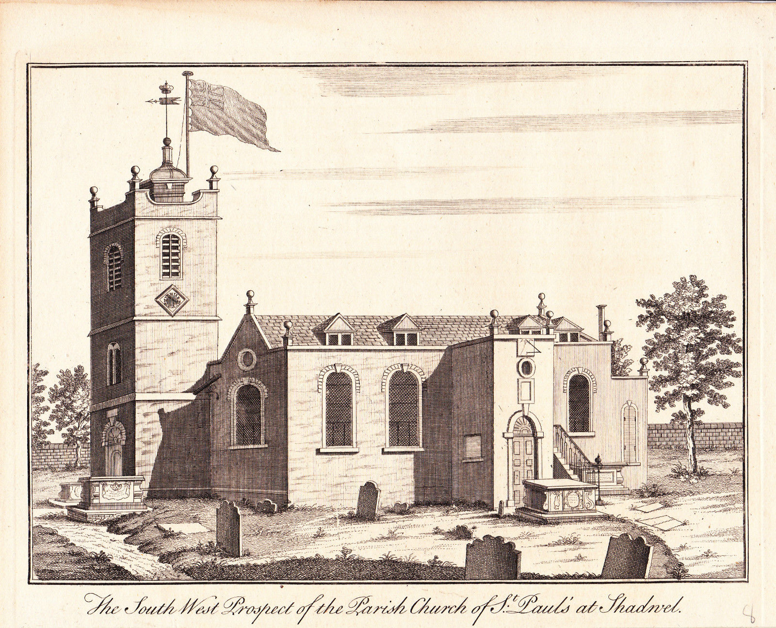 St Paul's Shadwell c1760