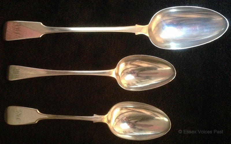 Silver spoons London 1820